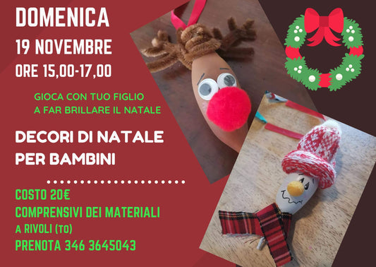 CORSO DECORI NATALIZI PER BAMBINI