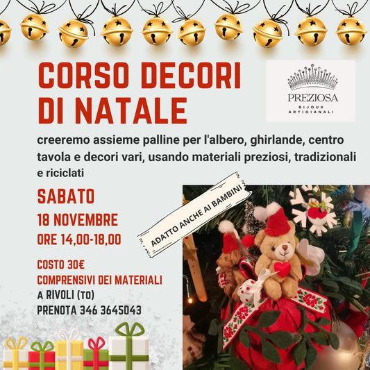 CORSO DECORI DI NATALE